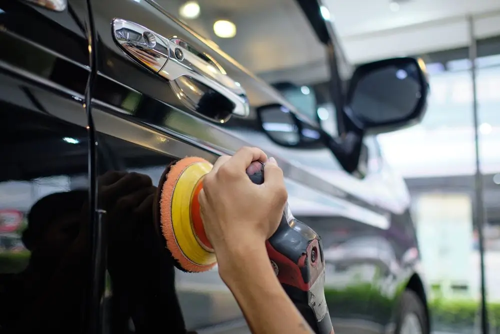 Professional exterior car detailing in Townsville — paint decontamination, polish and protective wax applied